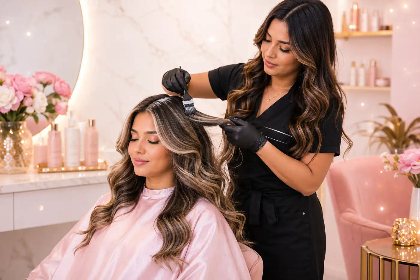 Servicio profesional de estilismo capilar